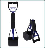 Escobilla Para Perros Con Manija Larga Y Abrazadera Herramienta De Recogida De Excrementos Plegable Para Exterior Limpiador De Feces De Animales - details 12