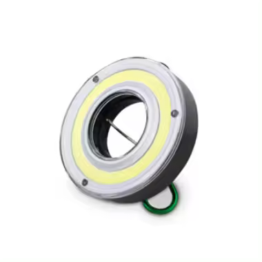 IluminaShop - Linterna LED Circular con Gancho IP44 (Pilas AAA Incluidas) - 1
