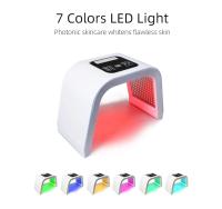 Máscara Facial LED De 7 Colores Terapia PDT Para Cuidado De La Piel Belleza Y Salud Eliminador De Acné Antiarrugas Electrónica De Plástico - details 0