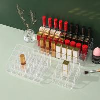 Estuche De Organizador Para Labiales Y Joyería De Maquillaje Transparente 1 Pieza Soporte De Exhibición De Labiales Caja De Almacenamiento Para Cosméticos - details 0