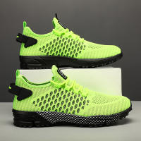 Zapatos De Deporte Casual Para Hombre MAEDEF 2024 Verano Transpirables Y Cómodos Zapatillas De Correr Y Caminar Con Cordones Material De Suela De Goma Talla Verdadera - details 11