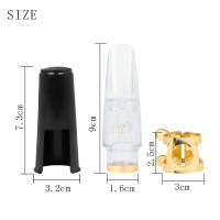Tapa De Protección Universal Para Boquilla De Saxofón Alto Plástico Metálica Ligadura De Cuero Clip Para Clarinete - details 9