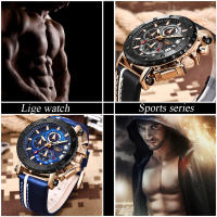 Reloj De Pulsera Militar LIGE 2024 Para Hombre Nuevo Deportivo De Lujo Con Correa De Silicona Resistente Al Agua Y Shock Reloj Cuarzo De Gran Diámetro - details 29