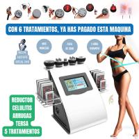 Máquina de Cavitación Ultrasónica 6 en 1 para Adelgazamiento Dispositivo Láser de RF Radiofrecuencia de Vacío de 40K Vacuum 8 paneles Laser Lipolisis Lipolaser Moldeador Corporal para uso Profesional y Doméstico Mistik Beauty Madrid - details 6