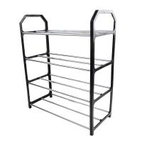 Rack De Zapatos De Metal Organizador De Calzado Estante De 4 Capas Espacioso Para Sala De Estar Material Duradero - details 7