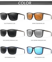 Gafas De Sol Polarizadas Vintage Cuadradas De Lujo Para Pesca Y Ciclismo Resistentes Al Viento Protección UV400 Para Hombres Y Mujeres Gafas De Viaje Y Conducción Moda - details 2