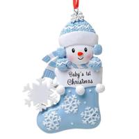 Colgante De Navidad En Forma De Calcetines Y Payaso De Resina Adorno Para Coche Y Mochila Regalo De Adornos Navideños - details 3