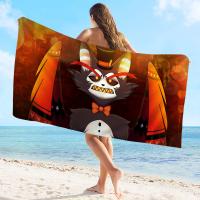 Toalla De Playa Microfibra Absorbente Rápida Suave Para Yoga Natación Senderismo Toalla De Hoteles Cartoon H-Hazbin-Hoteles - details 5