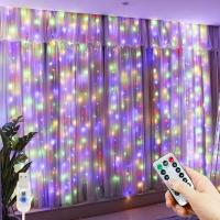 Luz De Techo LED USB Para Dormitorio Decoración De Navidad Guirnalda De Luz Faeira Para Bodas Y Hogar Tamaño 3x3/3*2/3*1 - details 14