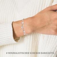Pulsera de Plata 925 para Mujer, Mariposas, pulsera de Oro Rosa para Mujer con Perlas, pulsera ajustable en Capas, pulseras de La Amistad, Regalos - details 0