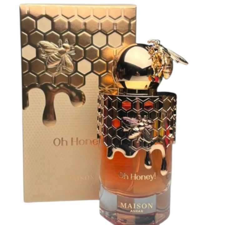 Maison Asrar - Perfume Oh Honey Eau de Parfum femenino dulce y cálido con notas de miel, vainilla y jazmín, 100 ml… — oferta en Miravia