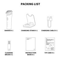 XIAOMI MIJIA Afeitadora Eléctrica S700 Portátil Cuchilla Flex 3 Cabezas IPX7 Impermeable Lavable Trimmer De Barba Corte 30 Días - details 18