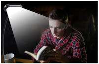 Lámpara LED Mini Para Libros Potenciada Por Batería Tableta Flexible Lectura Portátil Para Dormitorio Luz Nocturna Clip-On - details 11