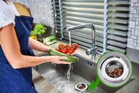 2 Piezas Filter Fregadero de Cocina Tapón Maple Inoxidiable Colador para Tocador Baño Filtra Residuos y Evitar El Bloqueo (11,5 cm) - details 5