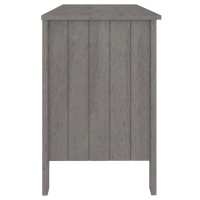 vidaXL Escritorio HAMAR madera maciza de pino gris claro 113x50x75 cm - details 4