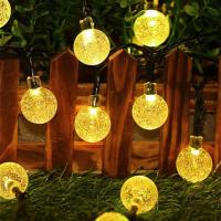 1PC Luces De Cadena Solar LED 5m 20LED IP65 Impermeable Para Decoración De Jardín Exterior Halloween Boda Navidad Lámpara - details 0