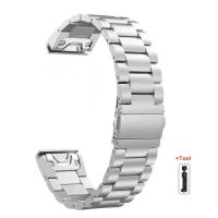 Correa De Reloj De Acero Inoxidable Para Garmin Fenix 6 6x 7 7x pro 5 5x plus 5s 6s 20/22/26mm Accesorios De Pulsera Metal Unisex - details 7