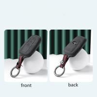 Funda De Llave De Coche En Cuero Para Toyota Prius Camry Corolla CHR C-HR RAV4 Land Cruiser 2/3 Botones Accesorios De Cuero Sastre - details 2