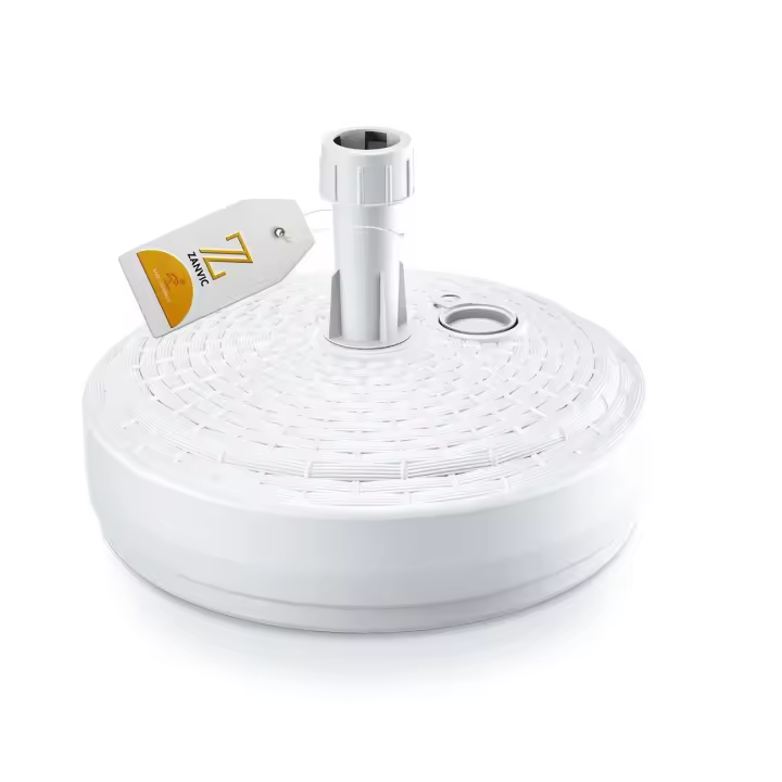 Base de Sombrilla Rellenable Zanvic de Polietileno de Alta Calidad para Muebles de Exterior - 1