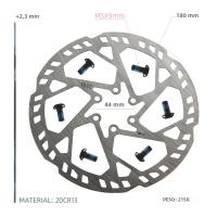 NFOX 160 Accesorios Para Bicicleta Freno De Disco De 203mm 140mm 180mm 2.3mm Adecuado Para Montaña Carretera Motos Ciclismo - details 12