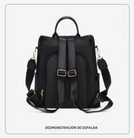 Mochila De Moda Para Mujer Ultra Ligera De Gran Capacidad Antirrobo Para Viajes Escuela Y Trabajo Con Múltiples Bolsillos Y Cierre De Cremallera - details 19