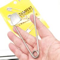 Grande Pin De Seguridad De Acero Inoxidable 1Pcs 12.8cm Herramientas De Costura DIY Agujas Empaquetadas Para Fijar Archivos - details 7