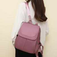 Nueva mochila antirrobo de gran capacidad de moda, sencilla y versátil, informal, de tela Oxford. - details 16