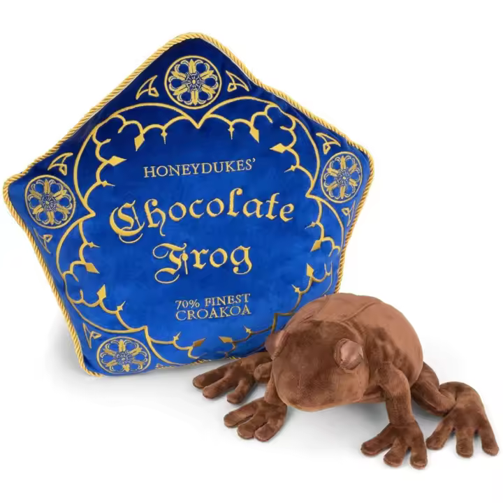 Peluche the noble collection harry potter rana de chocolate + cojin - 1
