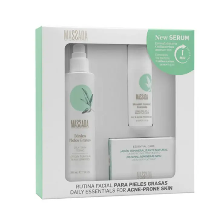 MASSADA - PACK RUTINA FACIAL PARA PIELES GRASAS - 1