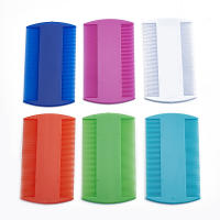 4pcs Peine De Plástico Para Cerdas Finas Doble Cara Para Eliminar Lice Y Pelo De Perros Gatos Y Otros Animales Domésticos - details 2