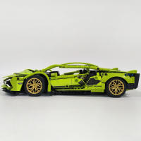 Coche De Carreras Técnico J002 Moc Bloques De Construcción Colección Educativa Juguetes Para Niños Y Niñas 1280 Piezas - details 1