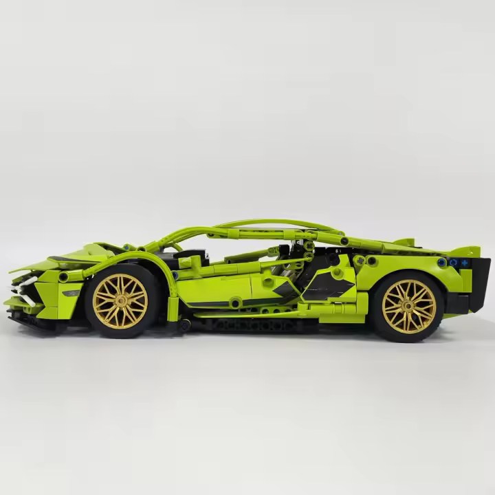 Coche De Carreras Técnico J002 Moc Bloques De Construcción Colección Educativa Juguetes Para Niños Y Niñas 1280 Piezas - 1