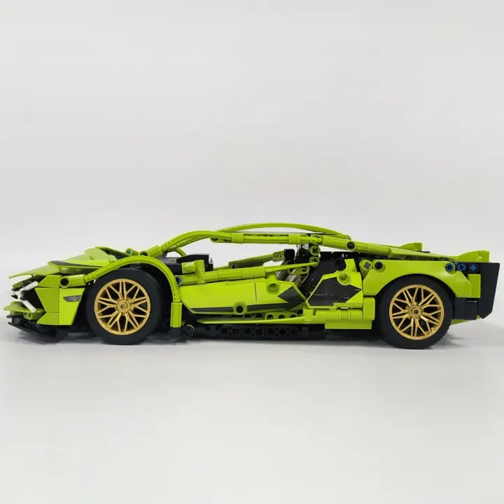 Coche De Carreras Técnico J002 Moc Bloques De Construcción Colección Educativa Juguetes Para Niños Y Niñas 1280 Piezas - 1
