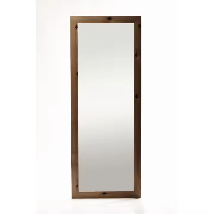 Espejo de Pared Nordicohome Cuerpo Entero 160x60 Cm | Modelo Roma | Rectangular | Acabado Elegante Madera Pino - 1
