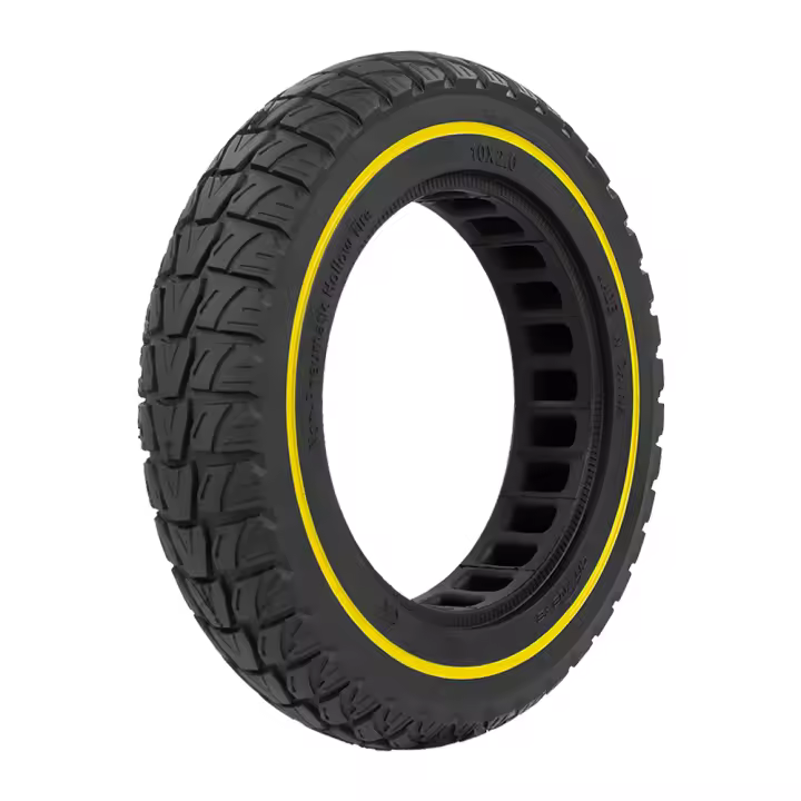 Pneumático Sólido De 10 Pulgadas Para Xiaomi M365 pro Pro2 1S Patinete Eléctrico 10x2.0 Neumático Duradero De Goma Sin Camara Absorbedor De Choques Rueda Damping - 1