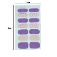 Pegatinas De Uñas De Verano Para Mujeres Arcoíris Graffiti Ondas De Agua Impermeables Y Duraderas Adhesivo De Uñas - details 7