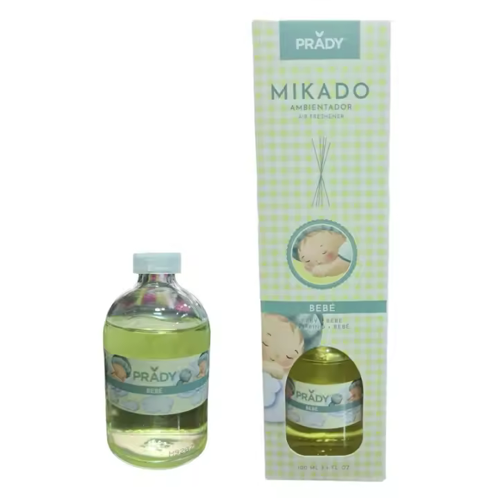 Mikado Ambientador Prady 100ml – BEBE | Aroma Duradero para el Hogar - 1