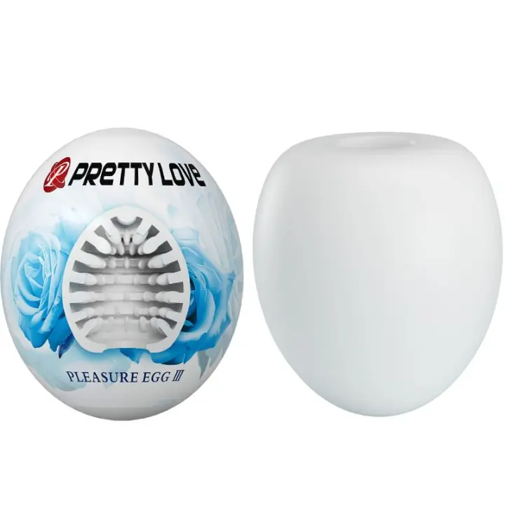 Pretty Love – Huevo Masturbador Masculino Blanco - 1