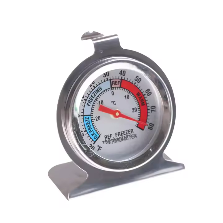 Termómetro De Acero Inoxidable Para Nevera Y Congelador Medidor De Temperatura De Refrigeración Para Uso Doméstico - 1