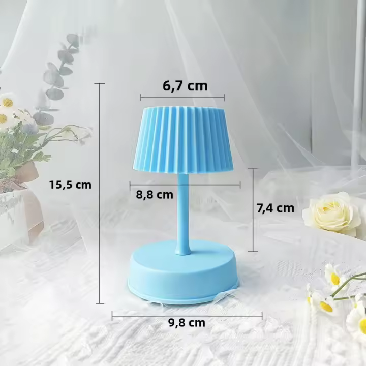 Lámpara De Mesa LED Mini Para Niños Luz Nocturna Musical Batería Incluida Decoración Para Dormitorio Y Sala Luz De Escritorio - 1
