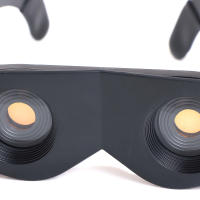 Telescopio Binocular Portátil De Estilo Gafas Negro Para Pesca Senderismo Conciertos Magnificación 3x Lente Objetivo 28mm - details 15
