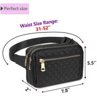 Bolso bandolera, riñonera, bolso de cadera, adecuado para viajar, senderismo, ciclismo y correr, conveniente para llevar cualquier teléfono móvil - details 3
