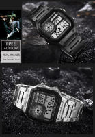 Reloj Deportivo Militar Para Hombre Acero Inoxidable 5BAR Impermeable Pantalla Digital Relogio Masculino Con Alarma Y Calendario - details 7