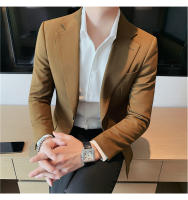 Chaqueta De Traje Para Hombre Estilo Elegante Monabroca Calidad Superior Casual Formal Color Sólido Ajustada 2024 - details 18