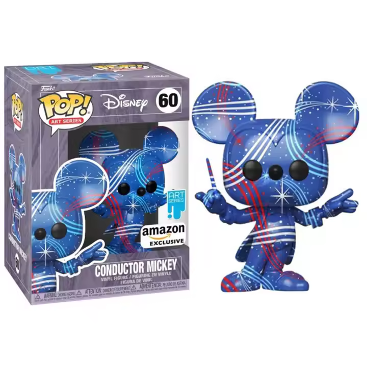 Funko Pop! Disney: Art Series - Mickey Director de Orquesta Artístico Exclusivo + Caja Protectora, 55681, Nº27 - 1