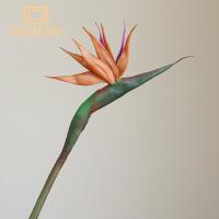 1PC Simulación De Pájaro Del Paraíso Floral Retro Decoración De Hogar Material De Silicona Flores Artificiales Para Fotografía Y Exterior - details 6