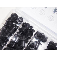 Kit De 100 Piezas De Clip De Automóvil Mixed Retenedor De Bumper Puerta Panel De Trimmado Plástico Accesorios De Coche - details 7