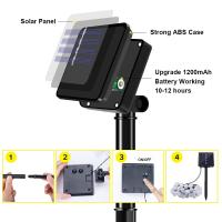 Luces De Cadena Solares IP65 Impermeables Para Jardín Con 8 Modos Luces De Globo Cristal Solar Autónomo Para Exterior Y Decoración De Fiestas - details 9