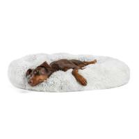 New Calming Dog Bed for Large Dogs Donut Washable Large Pet Bed Anti Anxiety Round Fluffy Plush Faux Fur Dog Bed - details 0