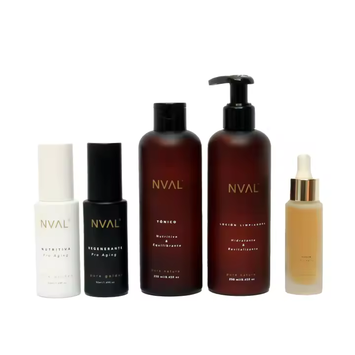 NVAL- Kit Rutina Diaria Facial | Limpieza, Hidratación y Prevención para todo tipo de pieles | Cuidado de la Piel (Completo) - 1
